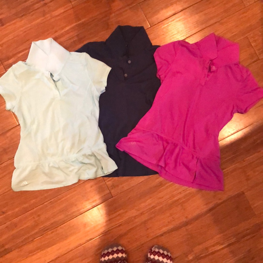 Girls Adidas Polos